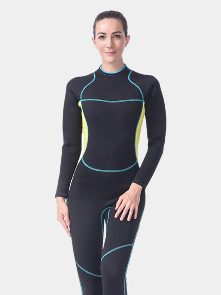 LIFURIOUS Women Back Zip Wetsuit Front