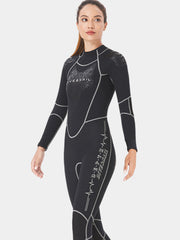 DIVE & SAIL Couple's 3MM Back Zip Warm Full Wetsuit