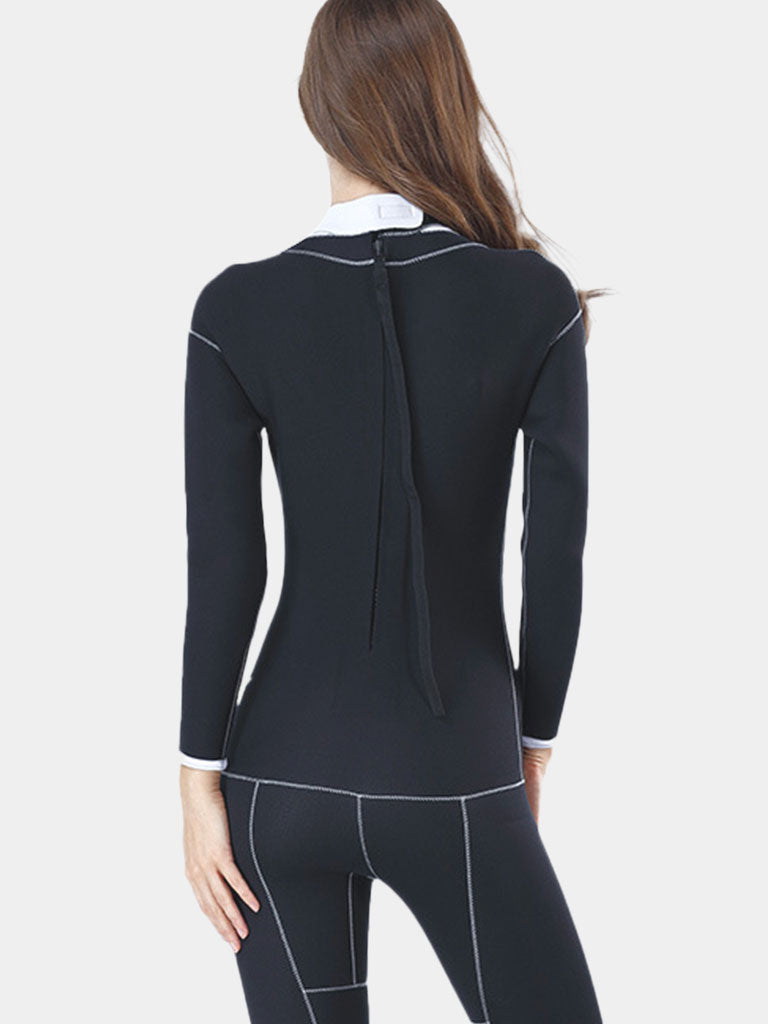 MYLEDI 3MM Tuxedo Full Wetsuit Adults Women Back