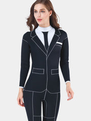 MYLEDI 3MM Tuxedo Full Wetsuit Adults Women Front