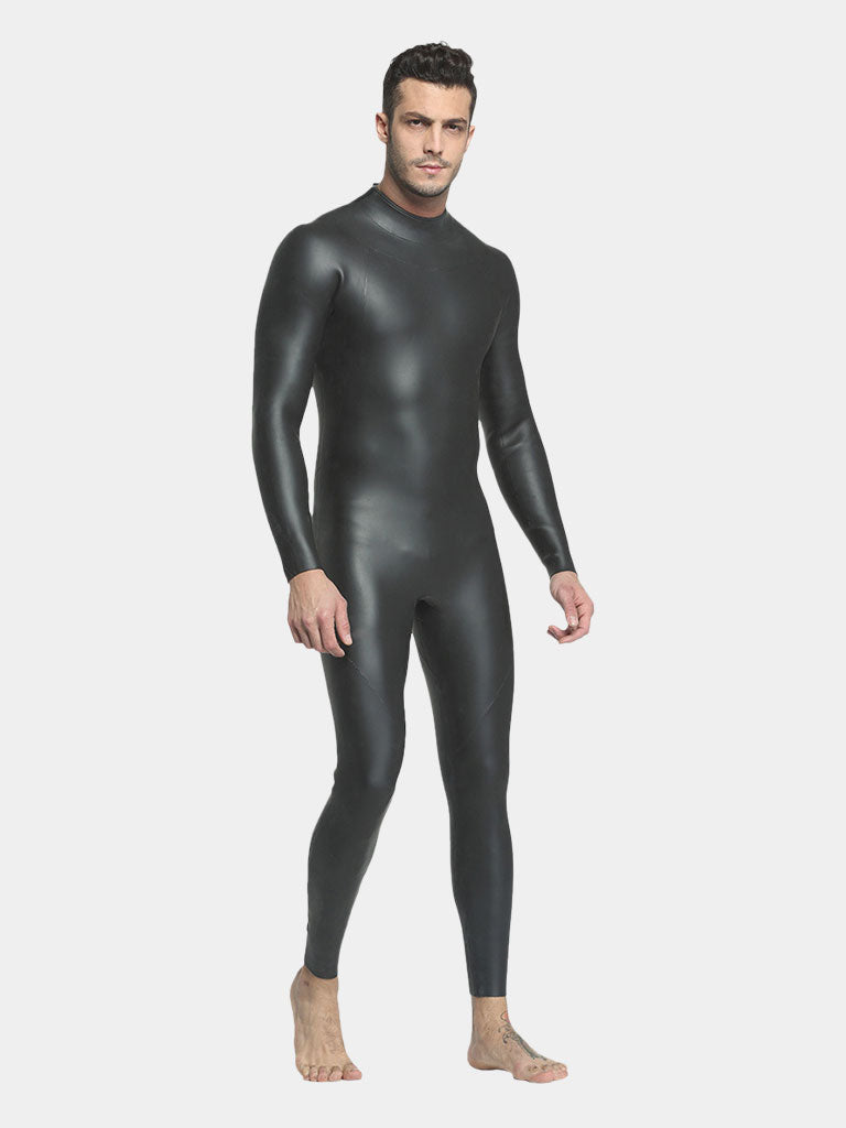 MYLEDI Adult 3MM Black Long Sleeve Wetsuit Men