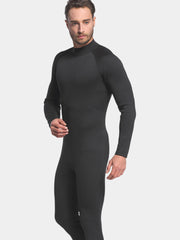 MYLEDI Adults Back Zip 2mm Full Wetsuit, All Black