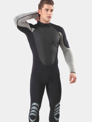 Full Black Grey Wetsuit for Men