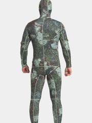 MYLEDI Men's 3mm Beavertail Hooded Camo Wetsuit