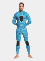 MYLEDI Men 3MM Camo Thermal One Piece Wetsuit