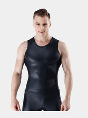 MYLEDI Men's 1.5MM Sleeveless Smooth Skin Wetsuit Top