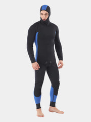 MYLEDI Men's Two Piece 3MM Hooded Spearfishing Wetsuit