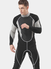 MYLEDI Men's 2MM Long Sleeve Back Zip Wetsuit