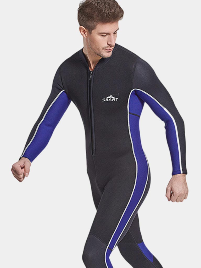 Men 3MM Front Zip Free Diving Wetsuit