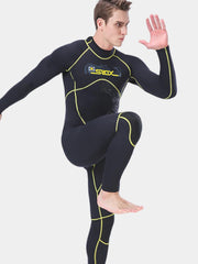 SLINX Men's 3mm Long Sleeve Full Body Wetsuit