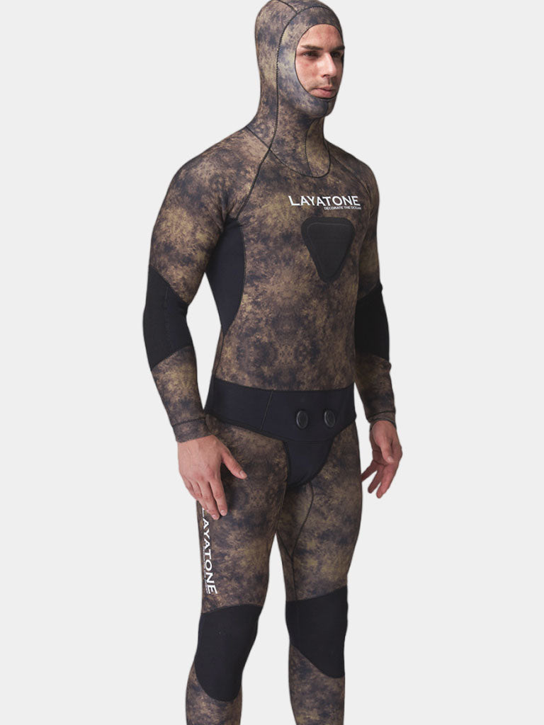 Men Long Sleeve Wetsuit Black