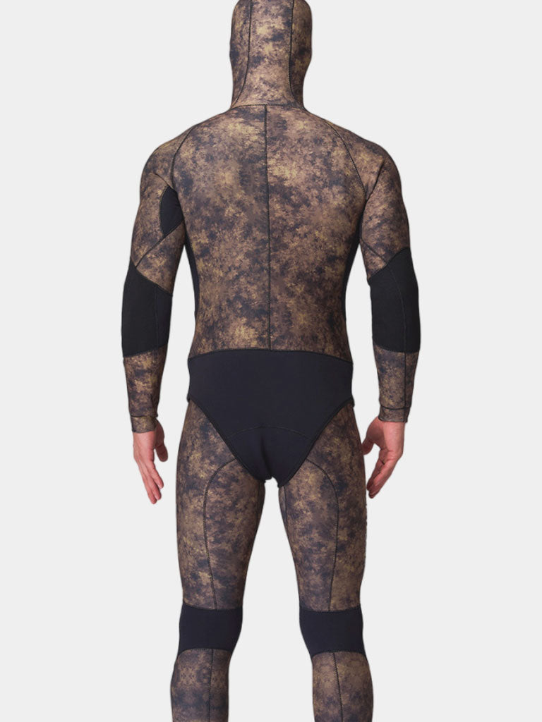 Men Neoprene Long Sleeve Wetsuit Black Back