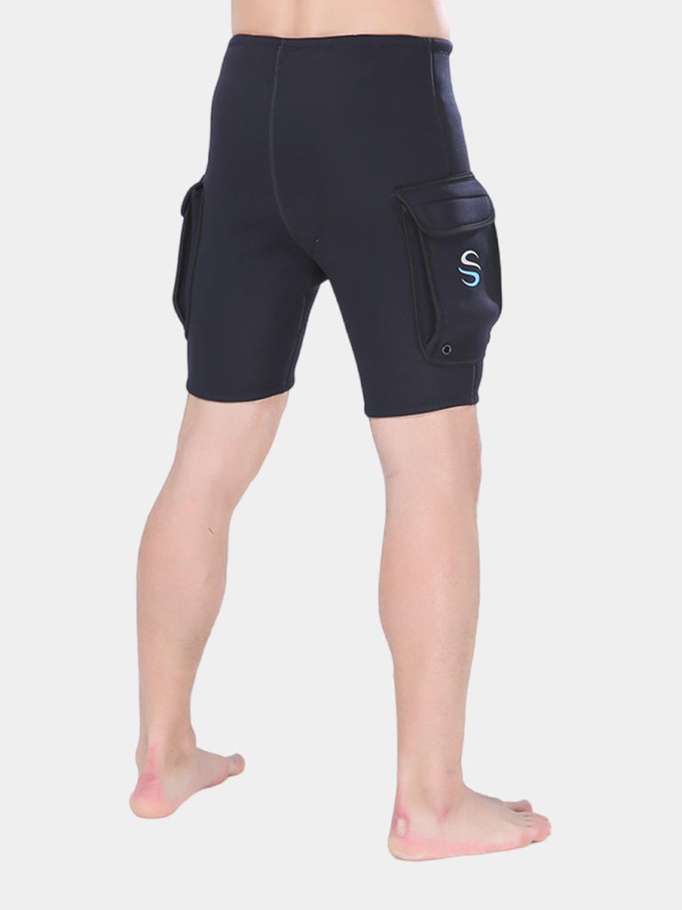 Men Surfing Wetsuit Shorts with Pockets