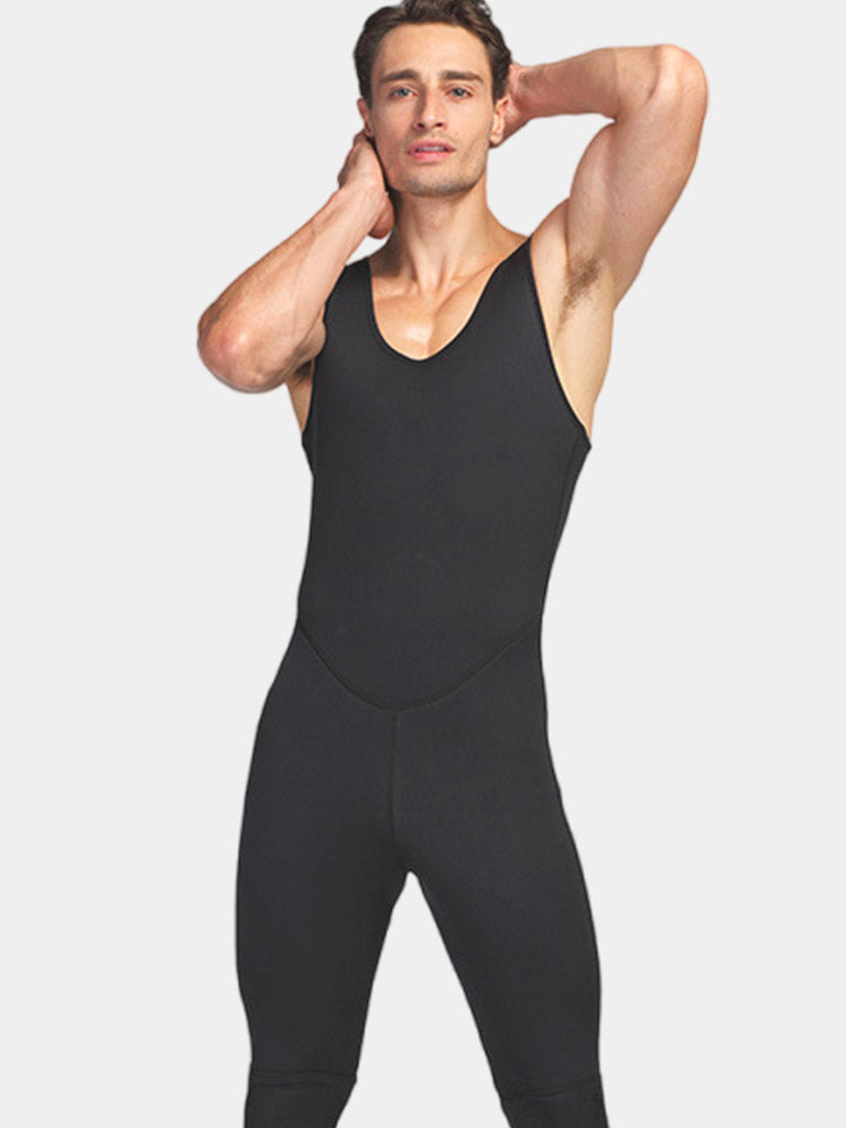 Mens Neoprene Long John Wetsuit