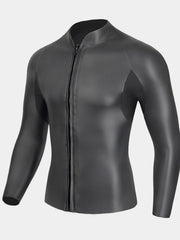 SBART Mens 3MM Long Sleeve Wetsuit Top Jacket