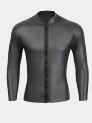 SBART Mens 3MM Long Sleeve Wetsuit Top Jacket