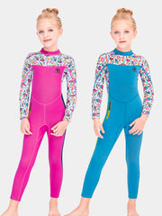 One Piece Long Sleeve Girls Wetsuits