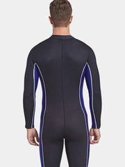 SBART Men 3MM Front Zip Free Diving Wetsuit Back 