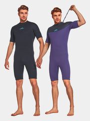 SBART Men 2mm Neoprene Quick Dry Wetsuit Black Purple