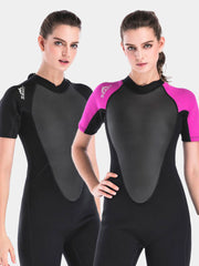 SBART Women Short Sleeve Wetsuit