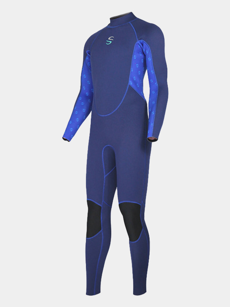 SLINX 2MM Mens One Piece Wetsuit Blue