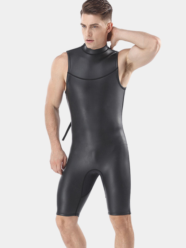 SLINX Adult Sleeveless Smoothskin Full Body Wetsuit Men