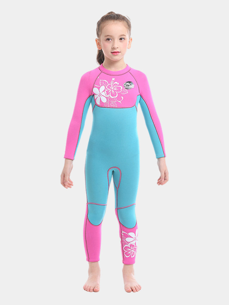 SLINX Girls 3MM Thermal Back Zip One Piece Wetsuit