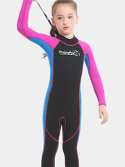 SLINX Girls Wetsuit WNG009 Rose Multi Front