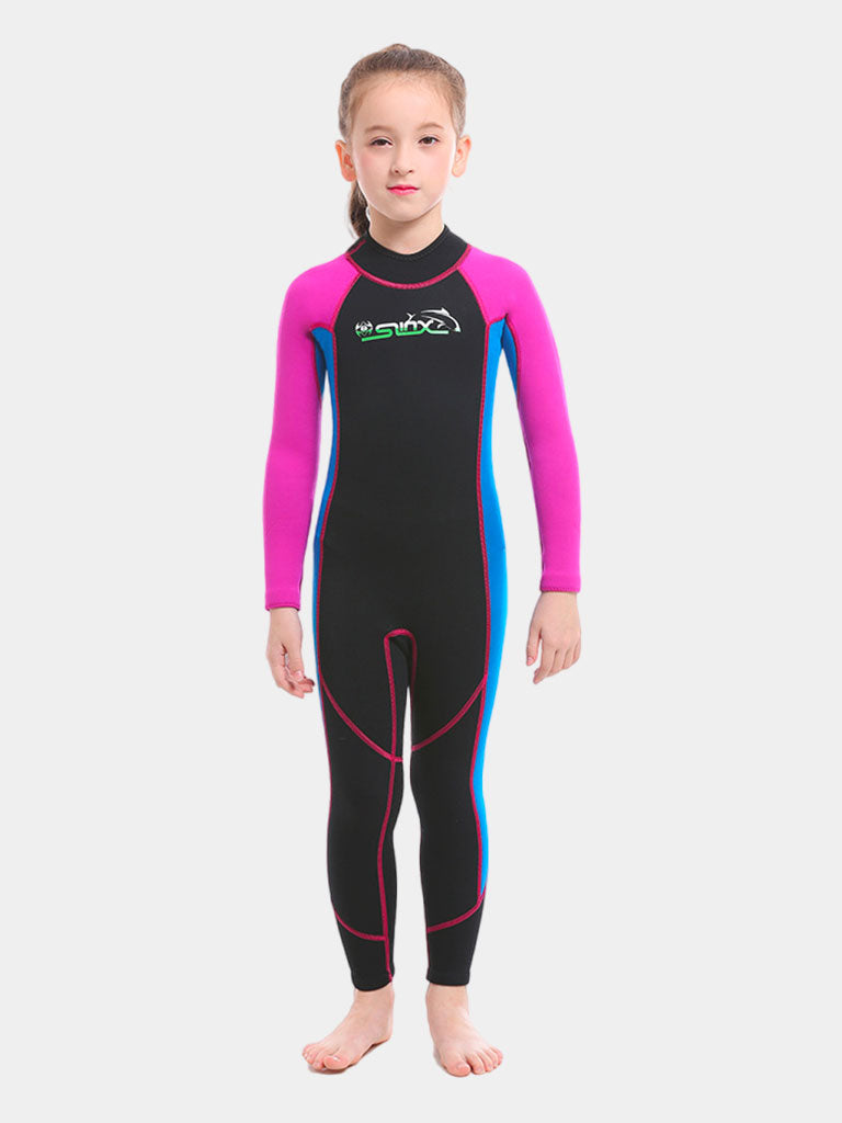 SLINX Girls Wetsuit WNG009 Rose Multi