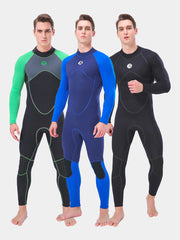 SLINX Men 3mm Neoprene Long Sleeve Wetsuit 3 Colors