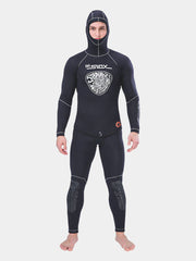 SLINX Men 5MM 2 Piece Hooded Wetsuit