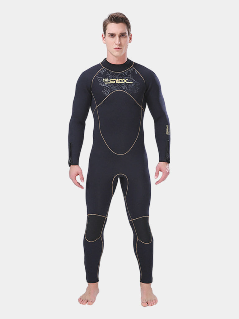 SLINX Men's 5mm Plus Size Wetsuit with Towel Lining