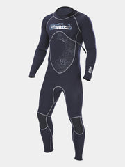 SLINX Men's Full Neoprene Wetsuit Dive Suit, Black