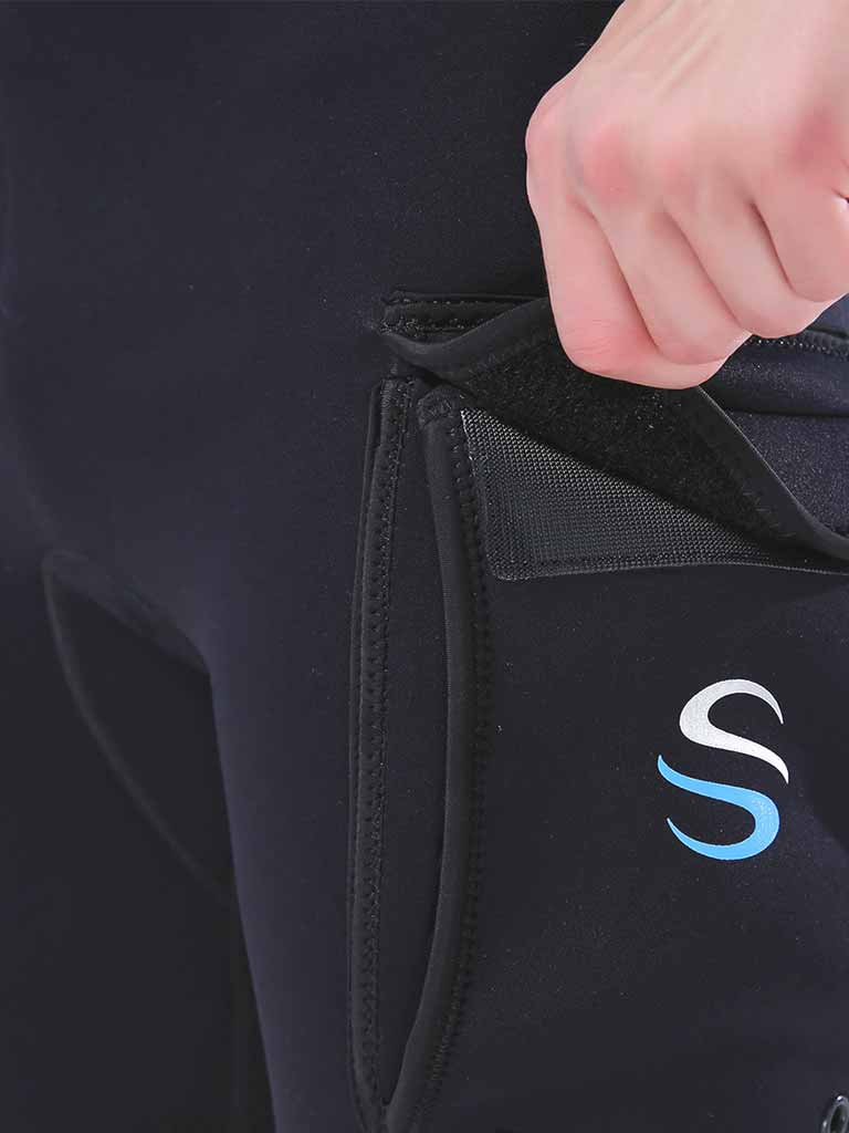 SLINX Men Surfing Wetsuit Shorts Pockets