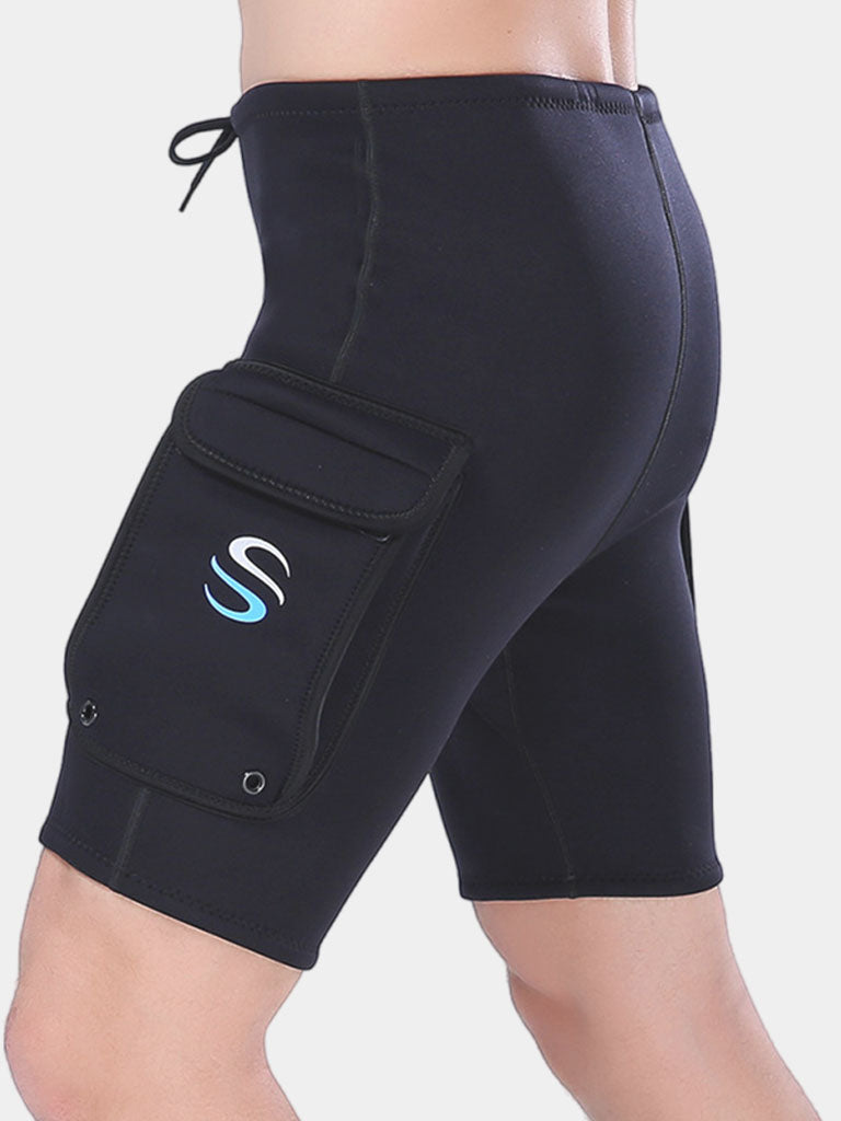 SLINX Men Surfing Wetsuit Shorts with Pockets