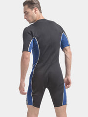 Sbart 2MM Shorty Full Wetsuit Men Back