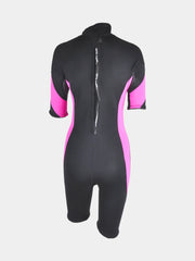 YonSub Unisex 3MM Neoprene Shorty Wetsuit Back