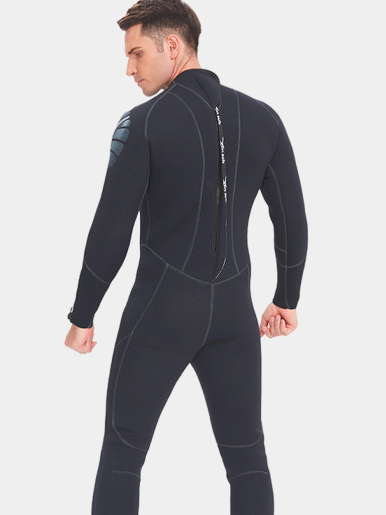 Yonsub Men 5mm Black Wetsuit WNM035 Back