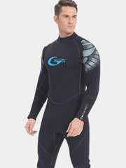 Yonsub Men 5mm Black Wetsuit WNM035 Shoulder Details