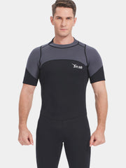 Yonsub Men Short Sleeve Summer Wetsuit