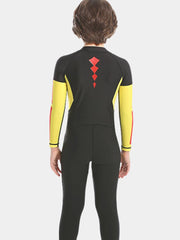 ZCCO Boys Long Sleeve Front Zip Wetsuit Back