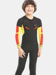 ZCCO Boys Long Sleeve Front Zip Wetsuit Front