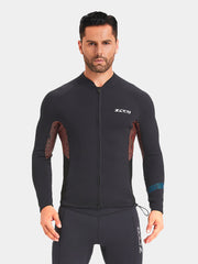 ZCCO Men Wetsuit Jacket WNC019 Black Brown