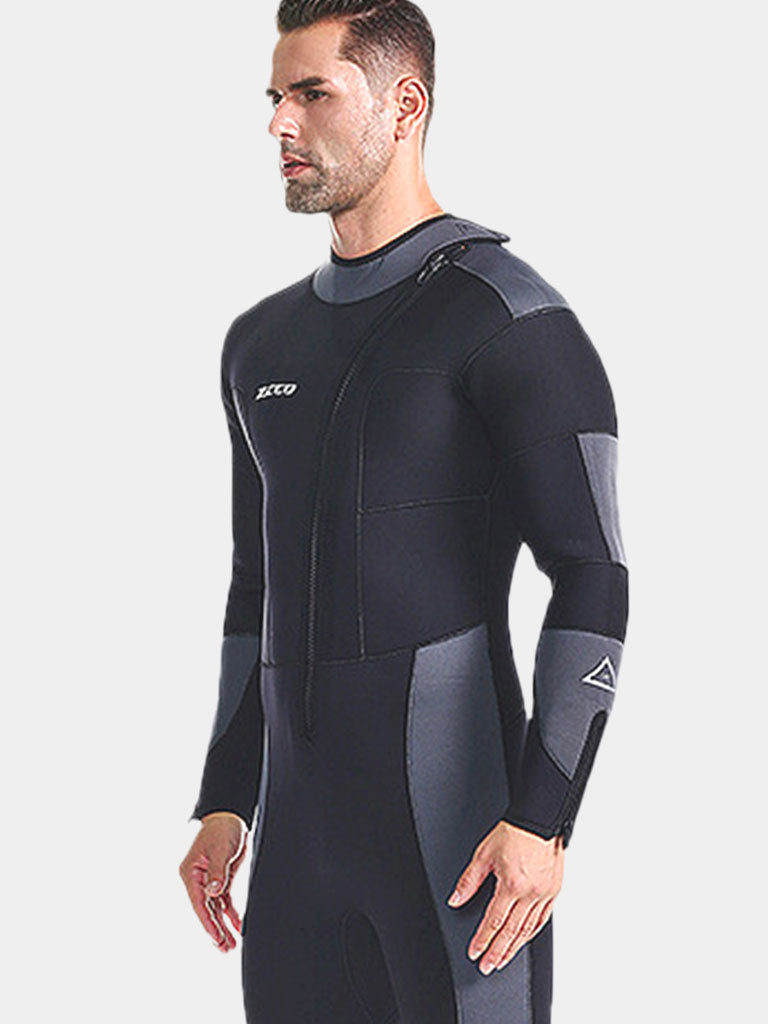 ZCCO Men One Piece Wetsuit Swimsuit Side