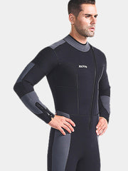 ZCCO Men One Piece Wetsuit Swimsuit Sides